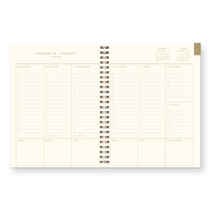Ruff House Print Shop - 2026 Striped Dated Planner : Calendar Year