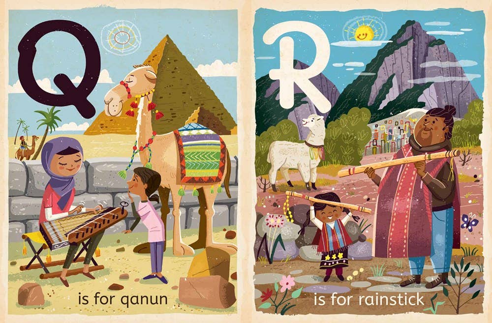 Gibbs Smith - M is for Music; Alphabet board book