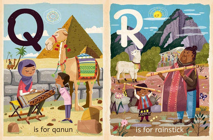 Gibbs Smith - M is for Music; Alphabet board book