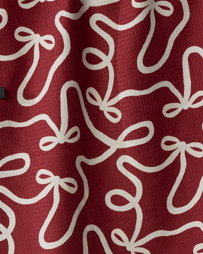 Geometry - Holiday Bows Luxe Kitchen Towel - Holiday 2026