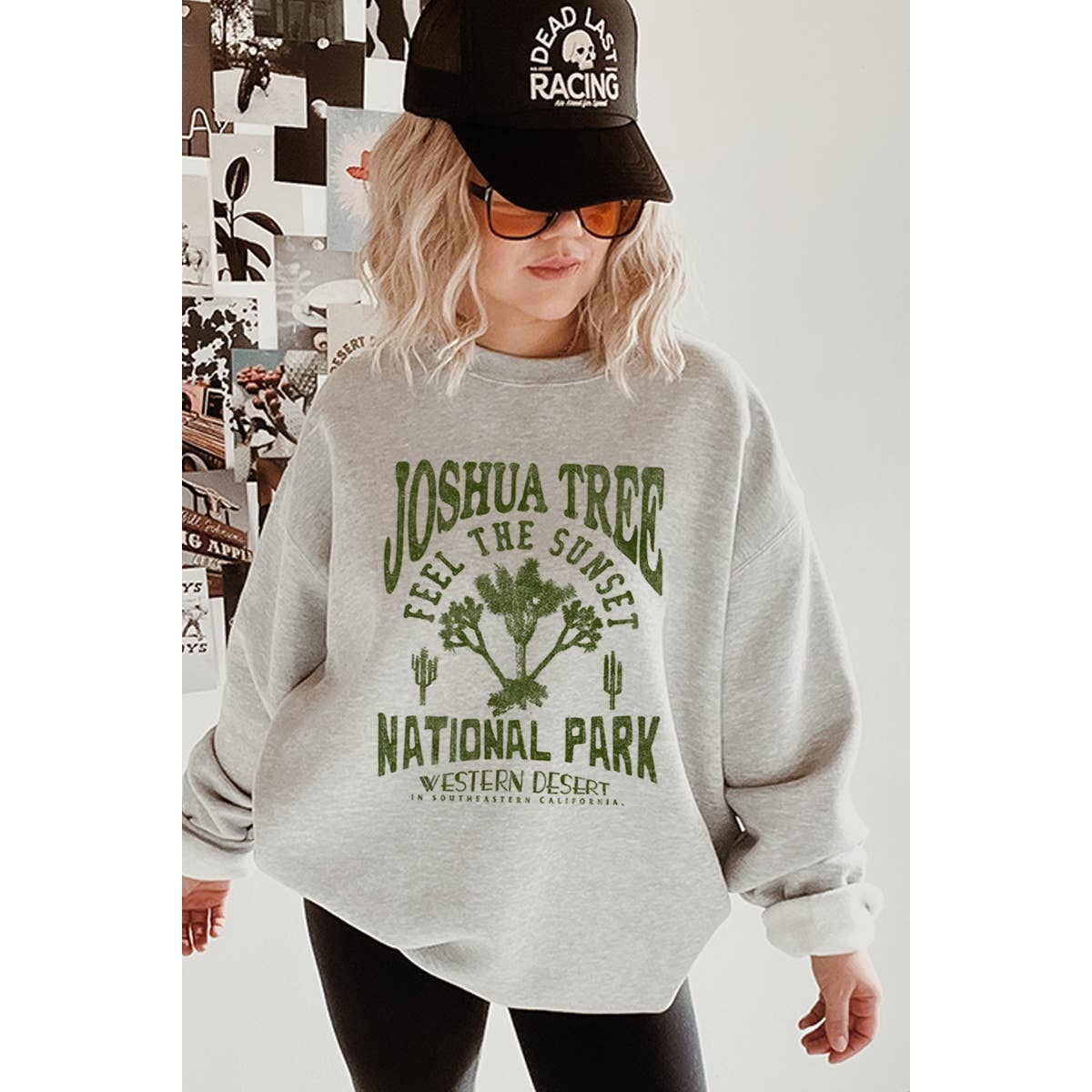 Illustrated Society - JOSHUA TREE VINTAGE GRAPHIC SWEATSHIRTS