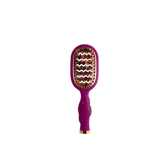 TELETIES - Mini Vented Hair Brush - Mulberry