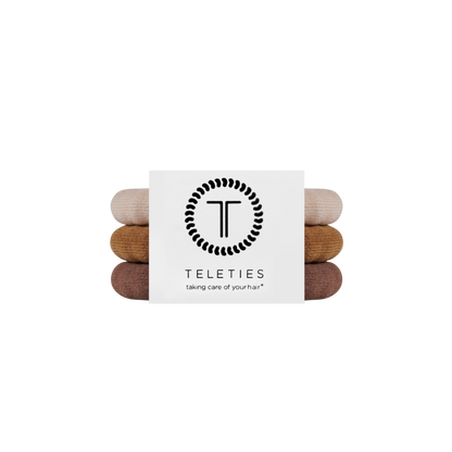 TELETIES - Espresso Yourself Small Nylon Hair Ties