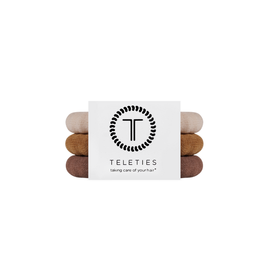 TELETIES - Espresso Yourself Small Nylon Hair Ties