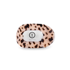 TELETIES - Blonde Tortoise Small Flat Round Clip