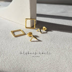 HolyBang Jewels - SQUARE EAR JACKET - E-ST1178