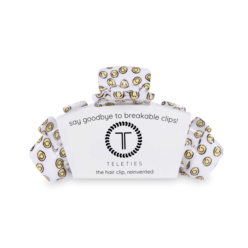 TELETIES - Classic Miles of Smiles Medium Hair Clip