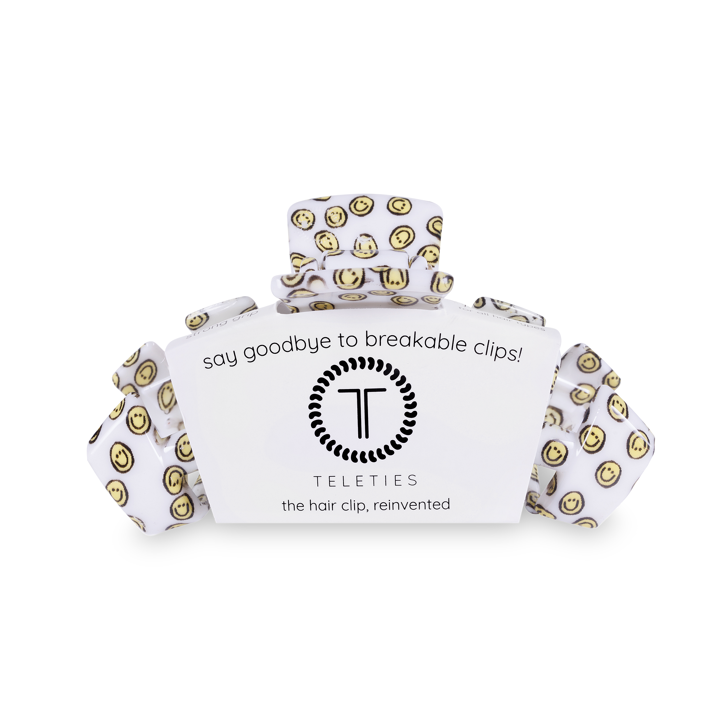 TELETIES - Classic Miles of Smiles Medium Hair Clip