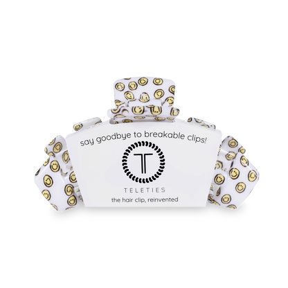 TELETIES - Classic Miles of Smiles Medium Hair Clip