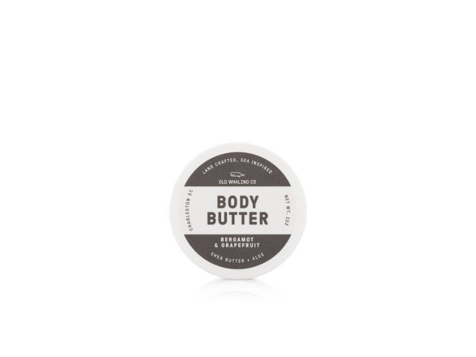 Old Whaling Company - Travel Size Bergamot & Grapefruit Body Butter (2oz)