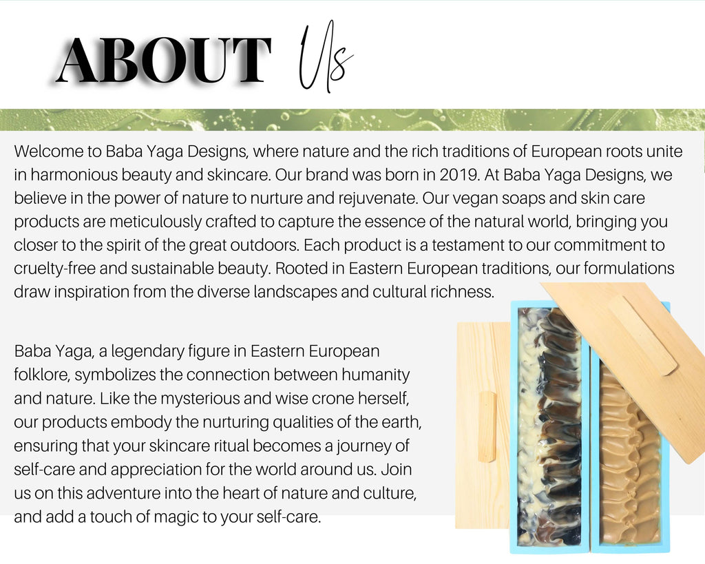 Baba Yaga Designs LLC - Love Potion Soap Bar, Love Spell Scent Vegan Skin Care