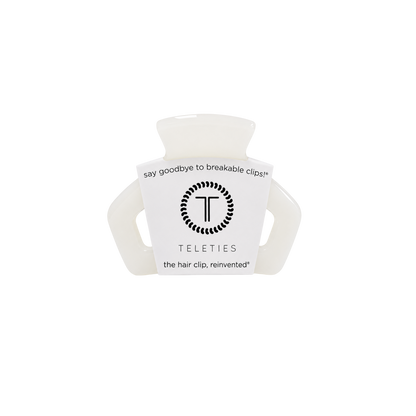 TELETIES - Open Coconut White | Petite | Hair Clip