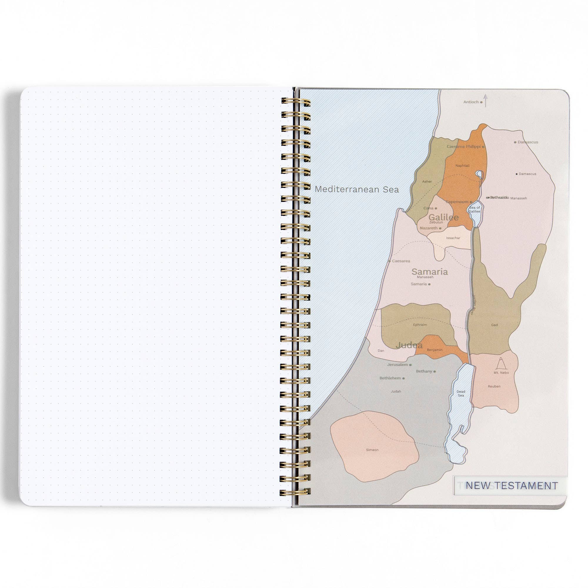 Church Notes Co. - Black Church Notes Bible Reference Notebook with Maps
