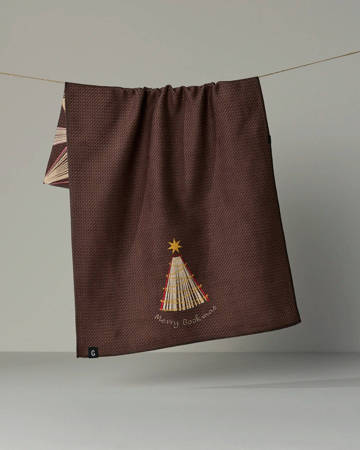Geometry - Bookmas Luxe Kitchen Towel - Holiday 2026