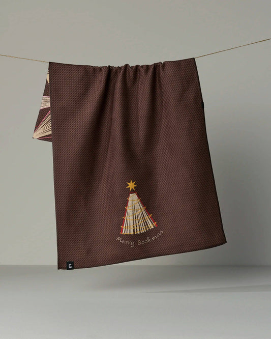 Geometry - Bookmas Luxe Kitchen Towel - Holiday 2026