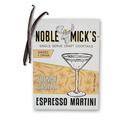 Noble Mick's - Craft Beverage Company - French Vanilla Espresso Martini Single Serve Craft Cocktail