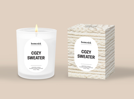 Homesick Candles - Cozy Sweater Candle