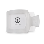 TELETIES - Coconut White Large Flat Square Clip