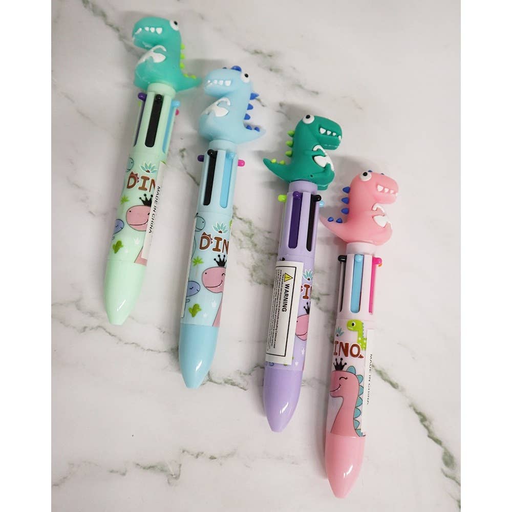 Love and Repeat - 36-pc Dino Multi Color Pen Set: MIX COLOR / ONE