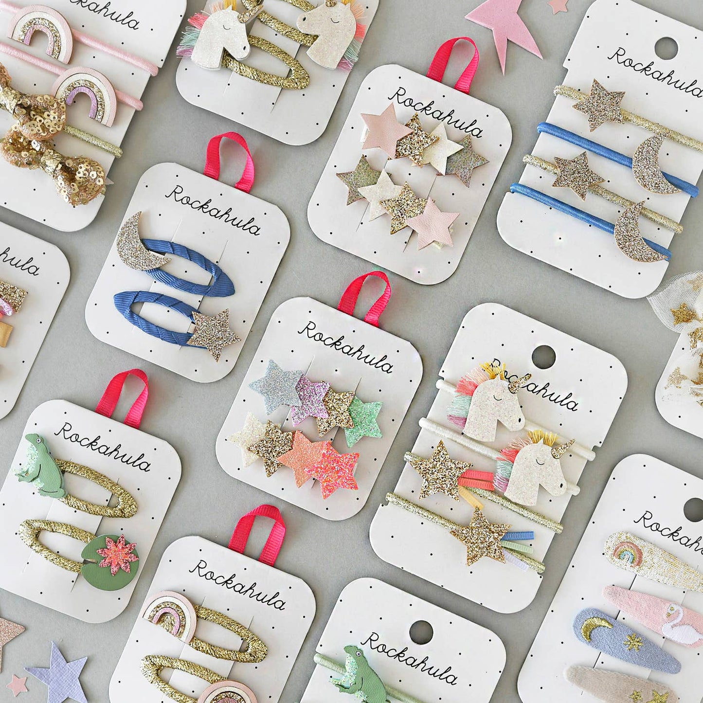 Rockahula Kids - Rainbow Shimmer Star Clips