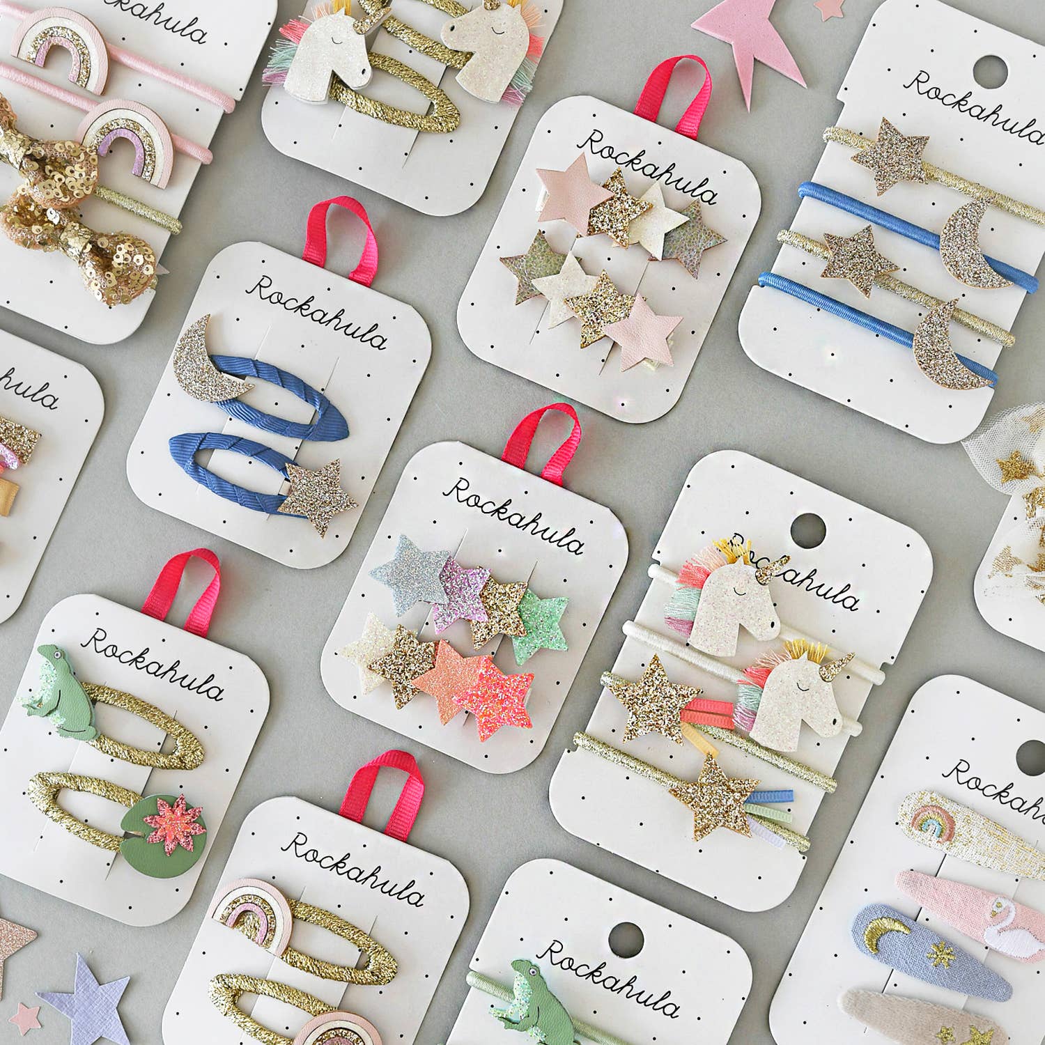 Rockahula Kids - Rainbow Shimmer Star Clips