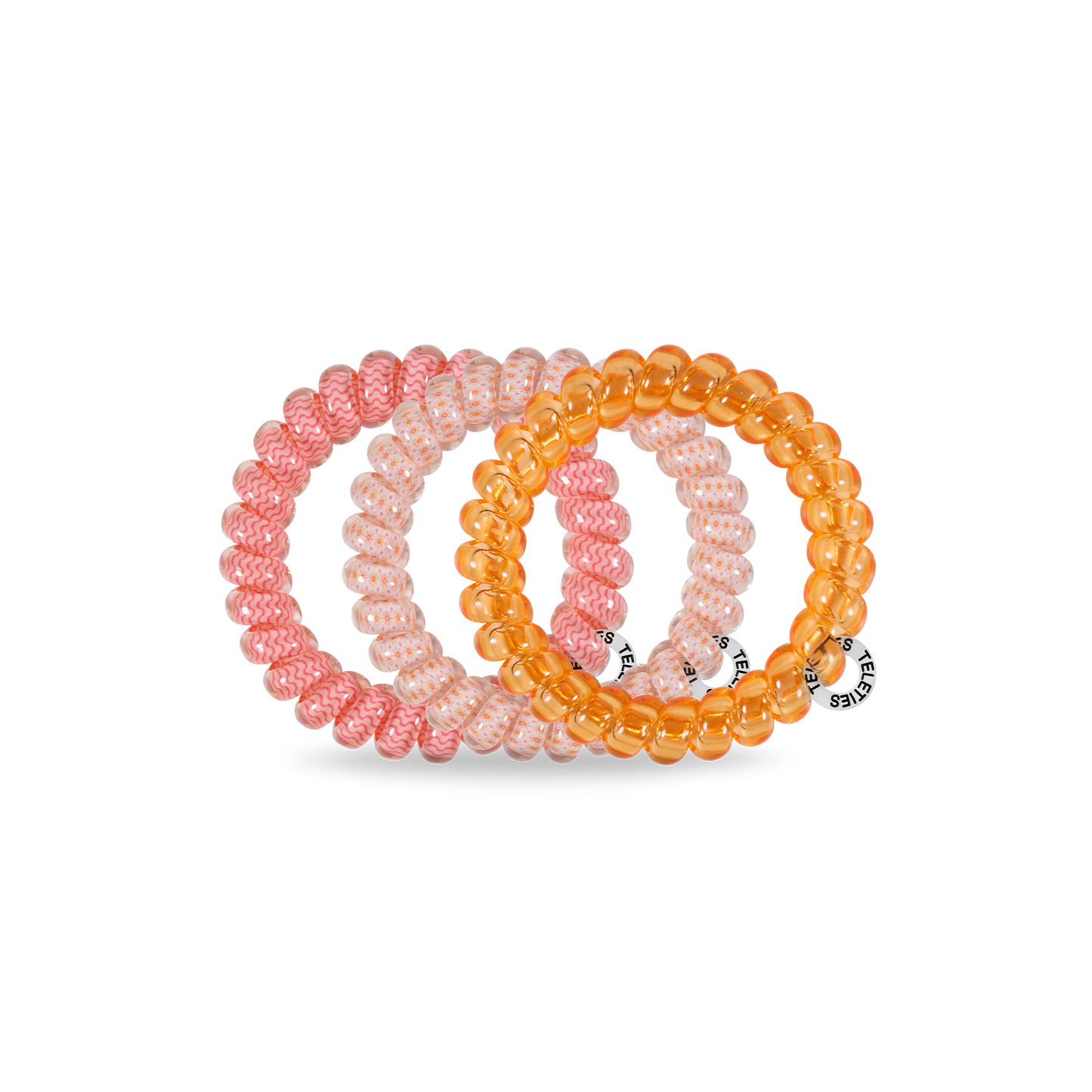 TELETIES - Spiral Hair Coil | Large | Sunny Days Ahead
