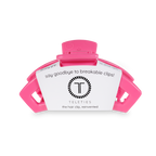 TELETIES - Open Hair Clip | Med. | Paradise Pink
