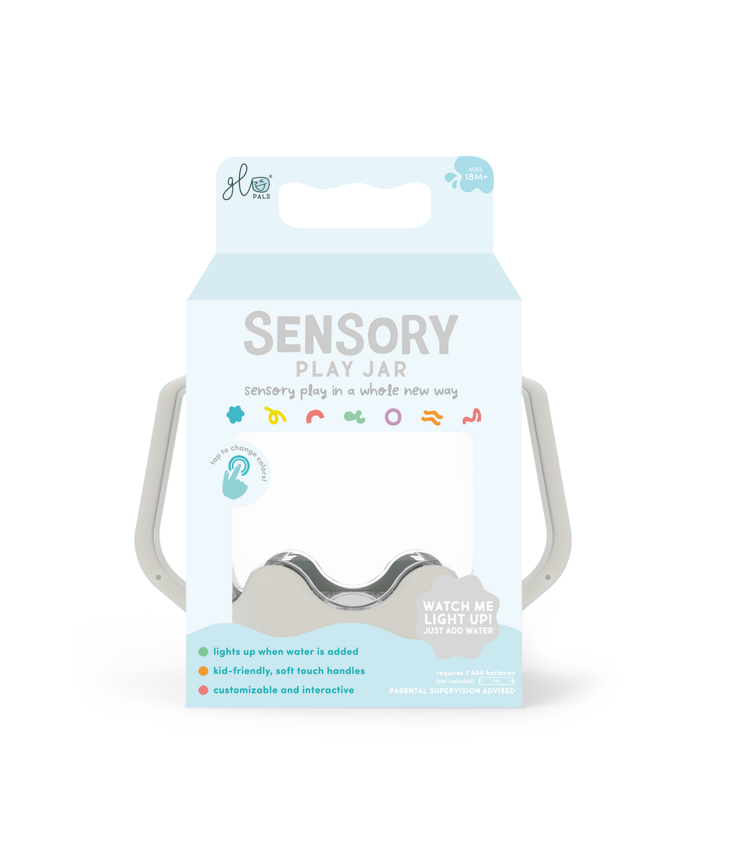 Glo Pals - Cloud Grey Sensory Play Jar