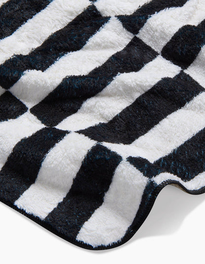 Geometry - Long Check Plush Towel