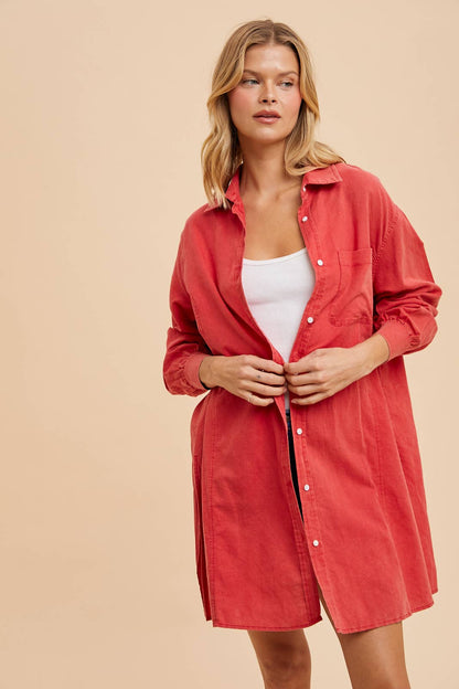 In Loom - LINEN BLEND BUTTON UP