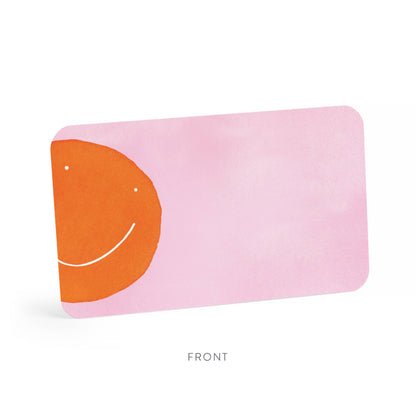E. Frances Paper - Orange Smiley Little Notes® NEW 55 Count