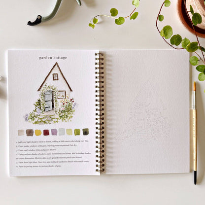 emily lex studio - Garden watercolor workbook