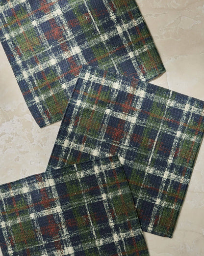Geometry - Homestead Plaid Dishcloth Set - Holiday 2026