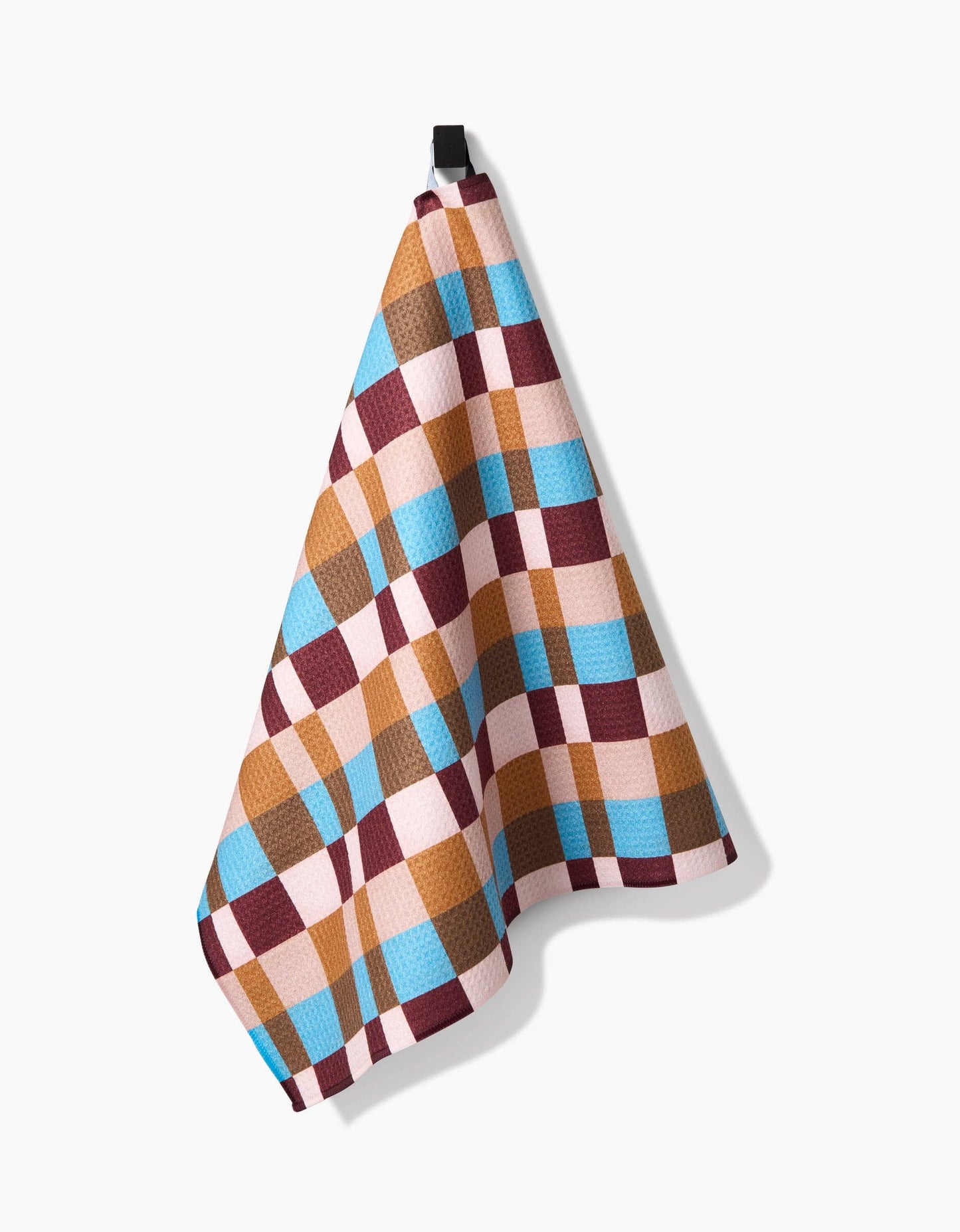 Geometry - Cozy Day Checkers Tea Towel