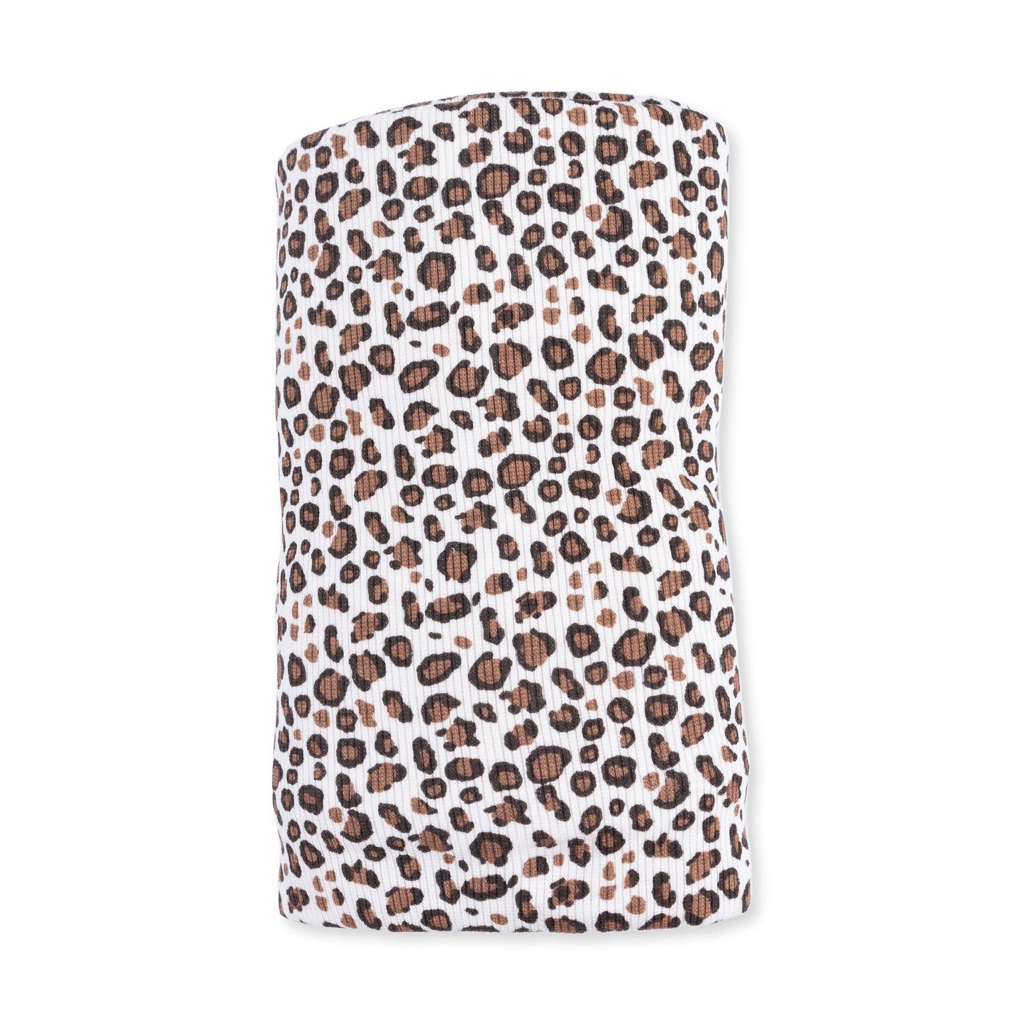 Angel Dear - Leopard Rib - Swaddle Blanket