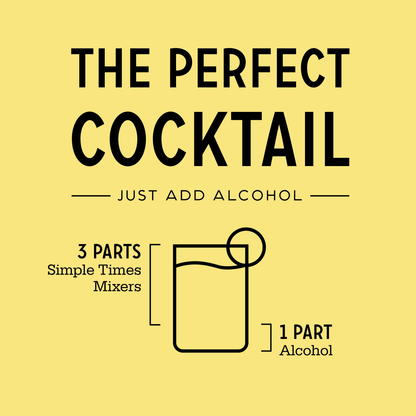 Simple Times Mixers - Mint Lemonade | All Natural Cocktail Mixer