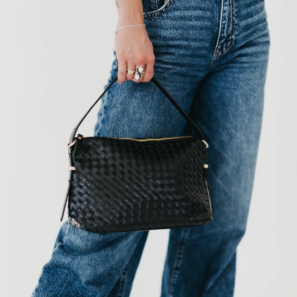 Pretty Simple - Harper Hobo Woven Shoulder Bag