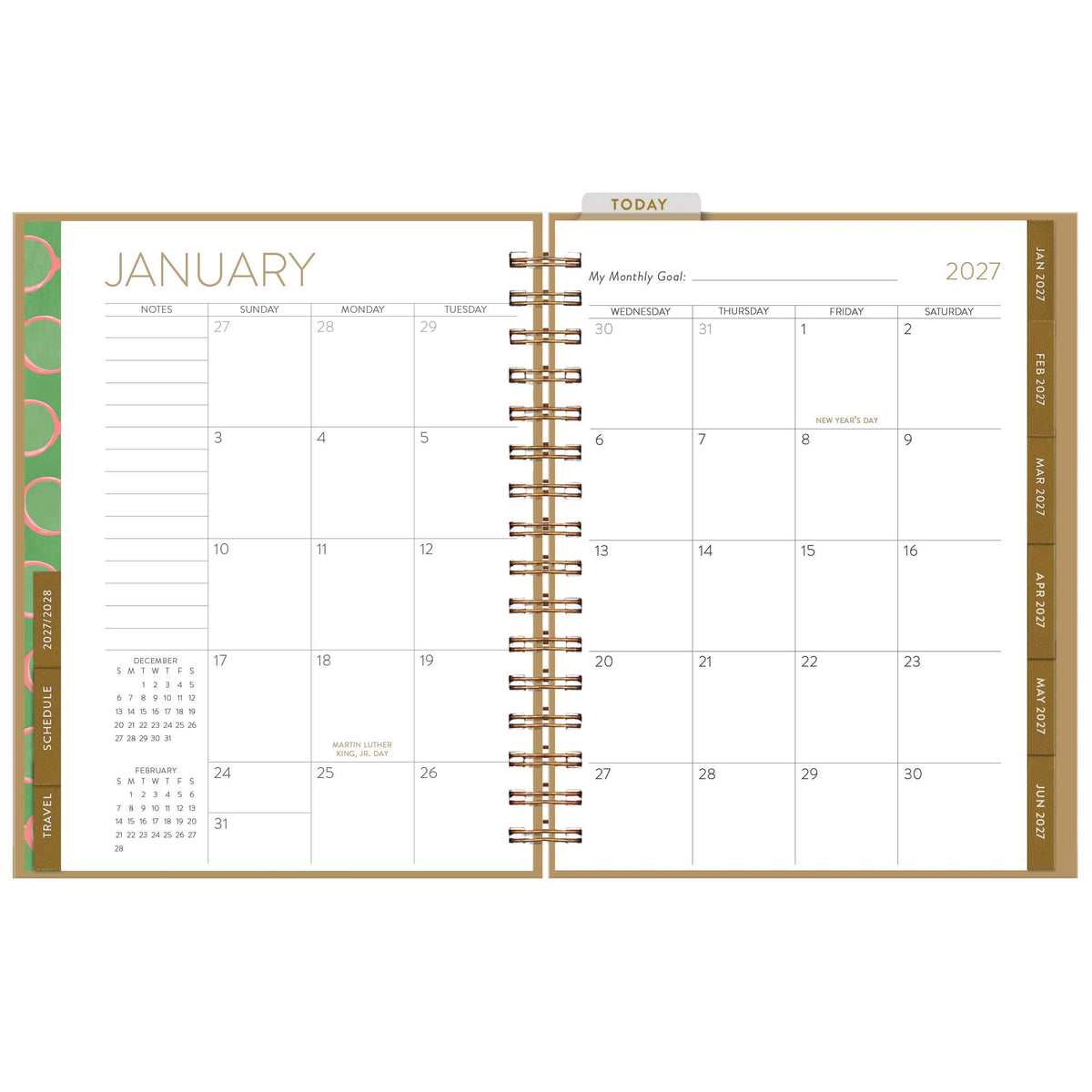 Seedlings - 2027 Dachshund 12 Month Planner (Jan -Dec 2027)