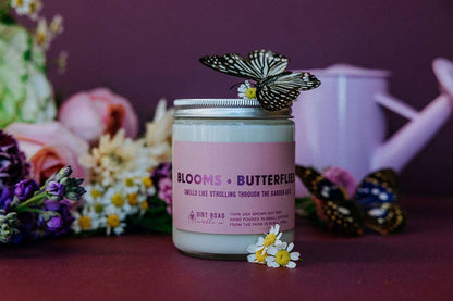Dirt Road Candle Co - Blooms + Butterflies Candle