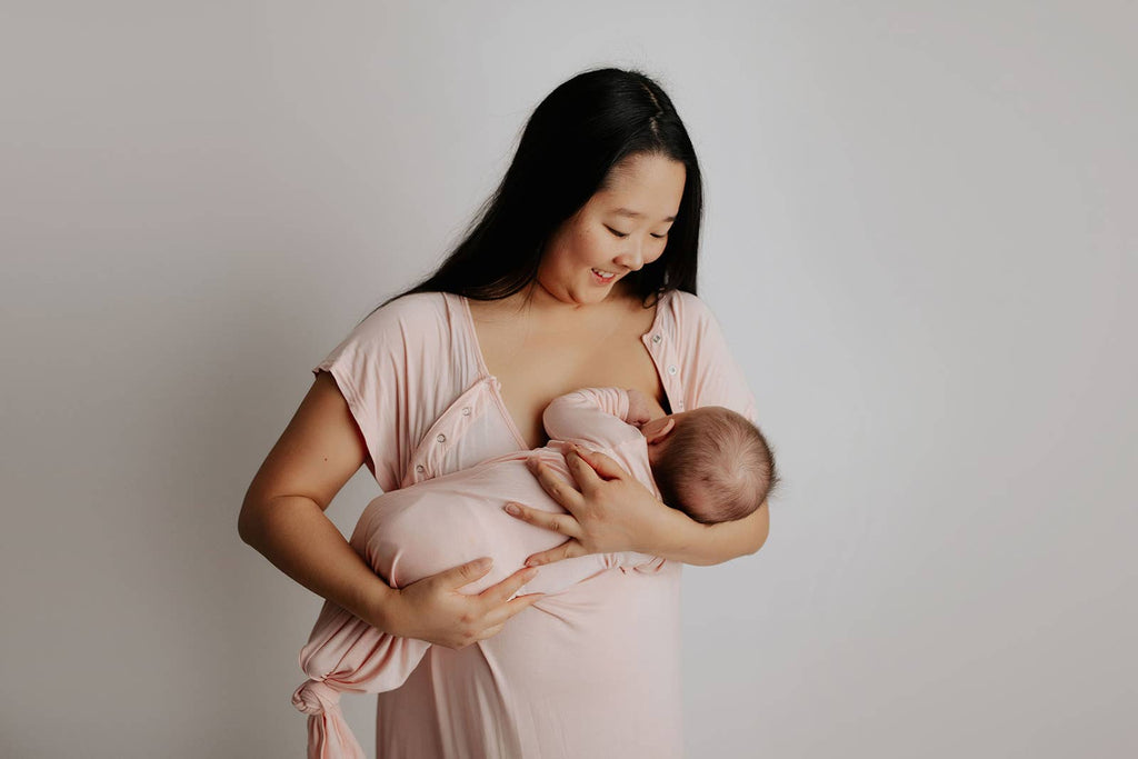 Three Little Tots - Heavenly Pink Knotted Gown