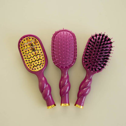 TELETIES - Mini Vented Hair Brush - Mulberry