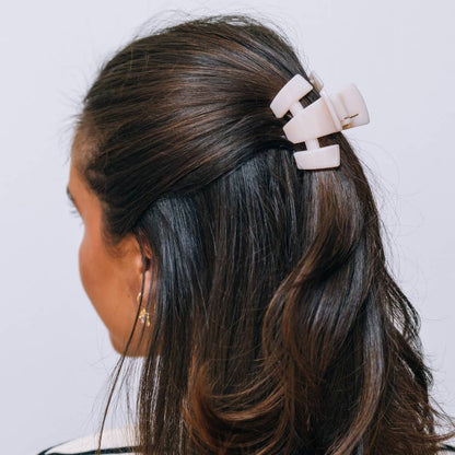 TELETIES - Classic | Almond Beige | Petite | Claw Clip