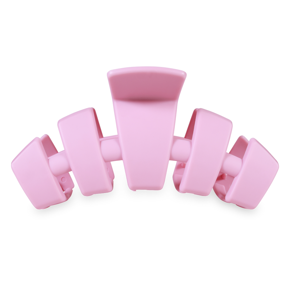 TELETIES - Classic Hair Clip | Large | Merry Pinkmas