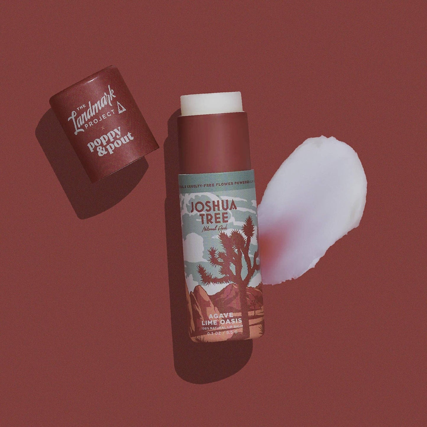 Poppy & Pout - The Landmark Project, Lip Balm, Joshua Tree Agave Lime Oasis