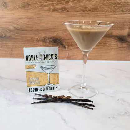 Noble Mick's - Craft Beverage Company - French Vanilla Espresso Martini Single Serve Craft Cocktail