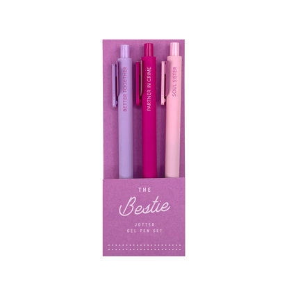 Ruff House Print Shop - Bestie Jotter Gel Pen: Set of 3