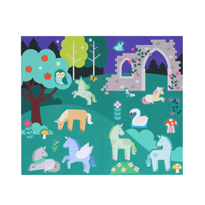 petit collage - Mini Sticker Set: Unicorn Forest