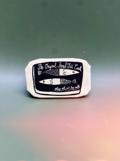 Tinned Candle - Tinned Fish Candle - Olive Oil and Sea Salt