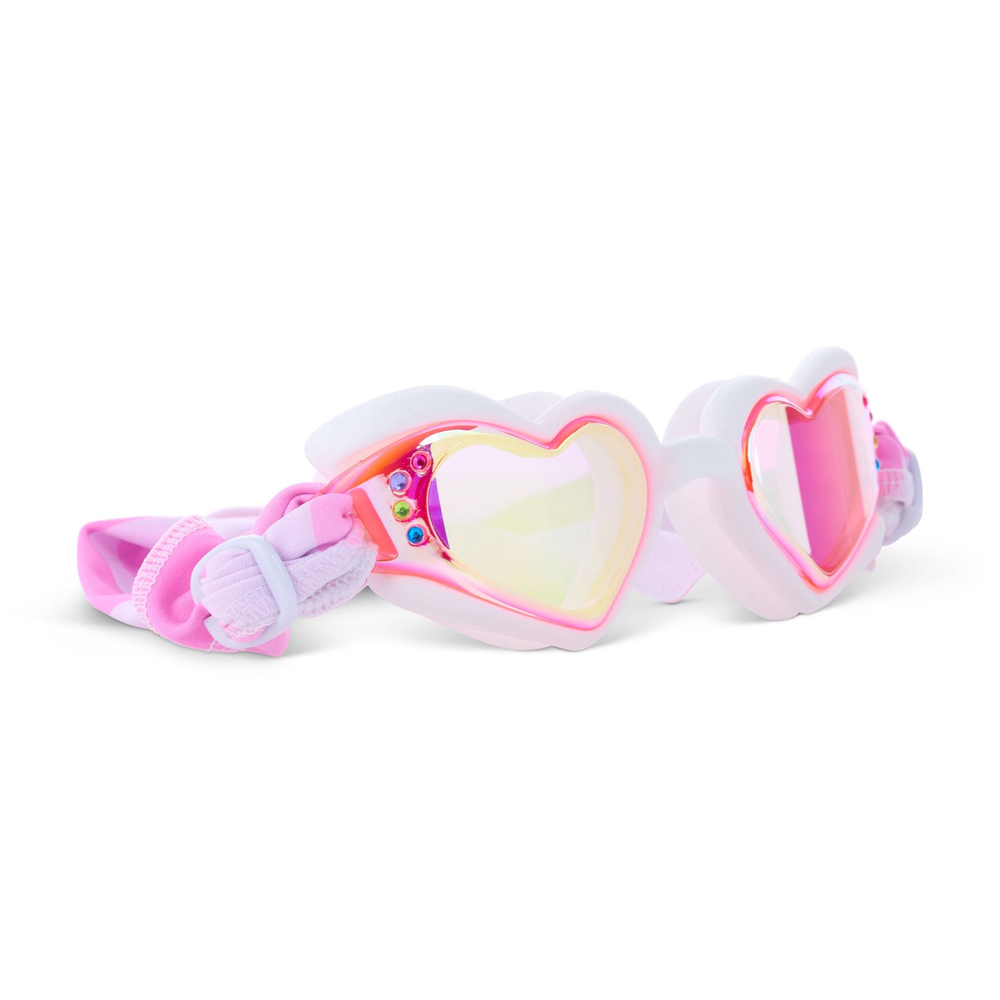 Bling2o - *NEW* Soft Crush Fabric Strap Heart Swim Goggle