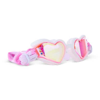 Bling2o - *NEW* Soft Crush Fabric Strap Heart Swim Goggle